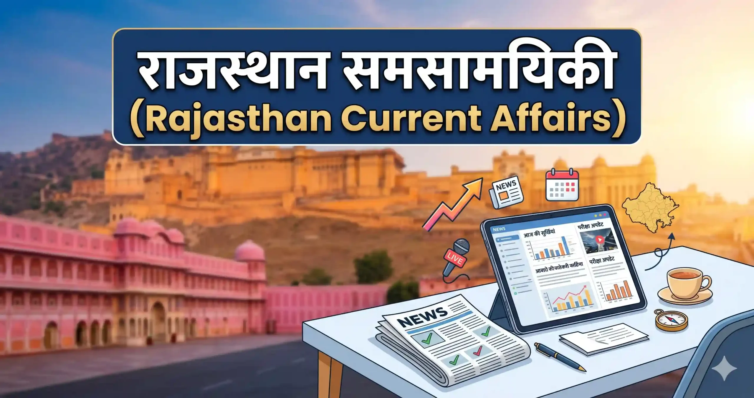 राजस्थान समसामयिकी (Rajasthan Current Affairs) - RPSC, RAS, RSSB, RSMSSB, CET Exams Daily Updates